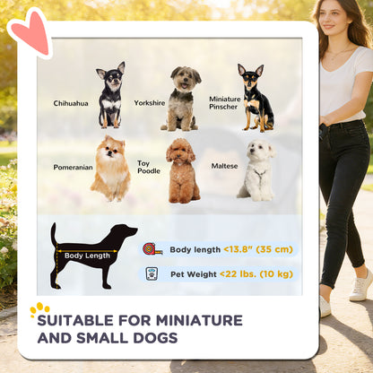 Pet Stroller for Dogs & Cats, Foldable Dog Stroller with Wheels, Reflective Strips, Brake, Pad and Basket, Coffee