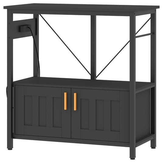 20-29 Gallon Fish Tank Stand Aquarium Stand 330 LBS Capacity for Home, Office, 30.7" x 15.7" x 31.9", Black