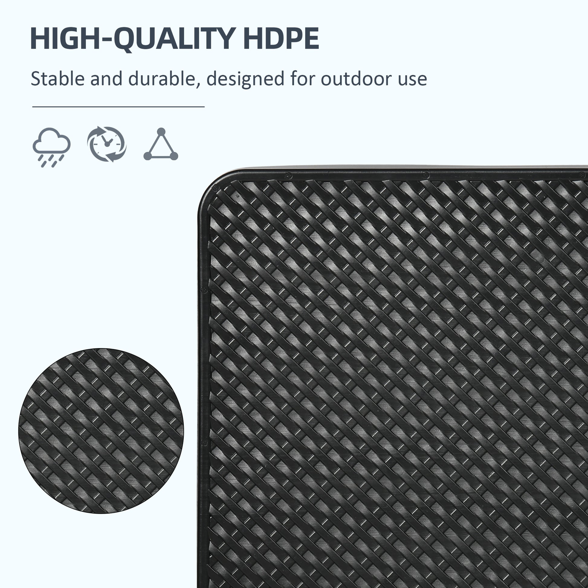 4PCs Cantilever Umbrella Base Weights for Offset Banana Parasol, HDPE Water or Sand Filled Patio Umbrella Weights for Cross Base Stand with Built-in Handles, Black