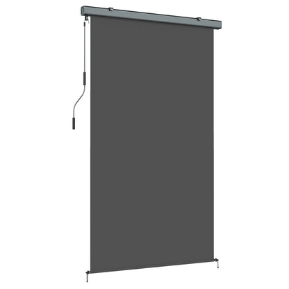 Cordless Roller Shade, Outdoor Blinds Cordless Roll Up Shade, UV Protection Waterproof, 98" L x 63" W, Dark Grey