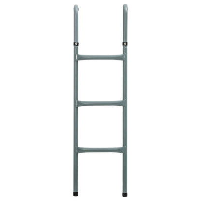 Steel Trampoline Ladder, Fit 12ft & 14ft Trampoline, 3-Step Trampoline Ladder, Trampoline Accessories, 330 lbs Capacity