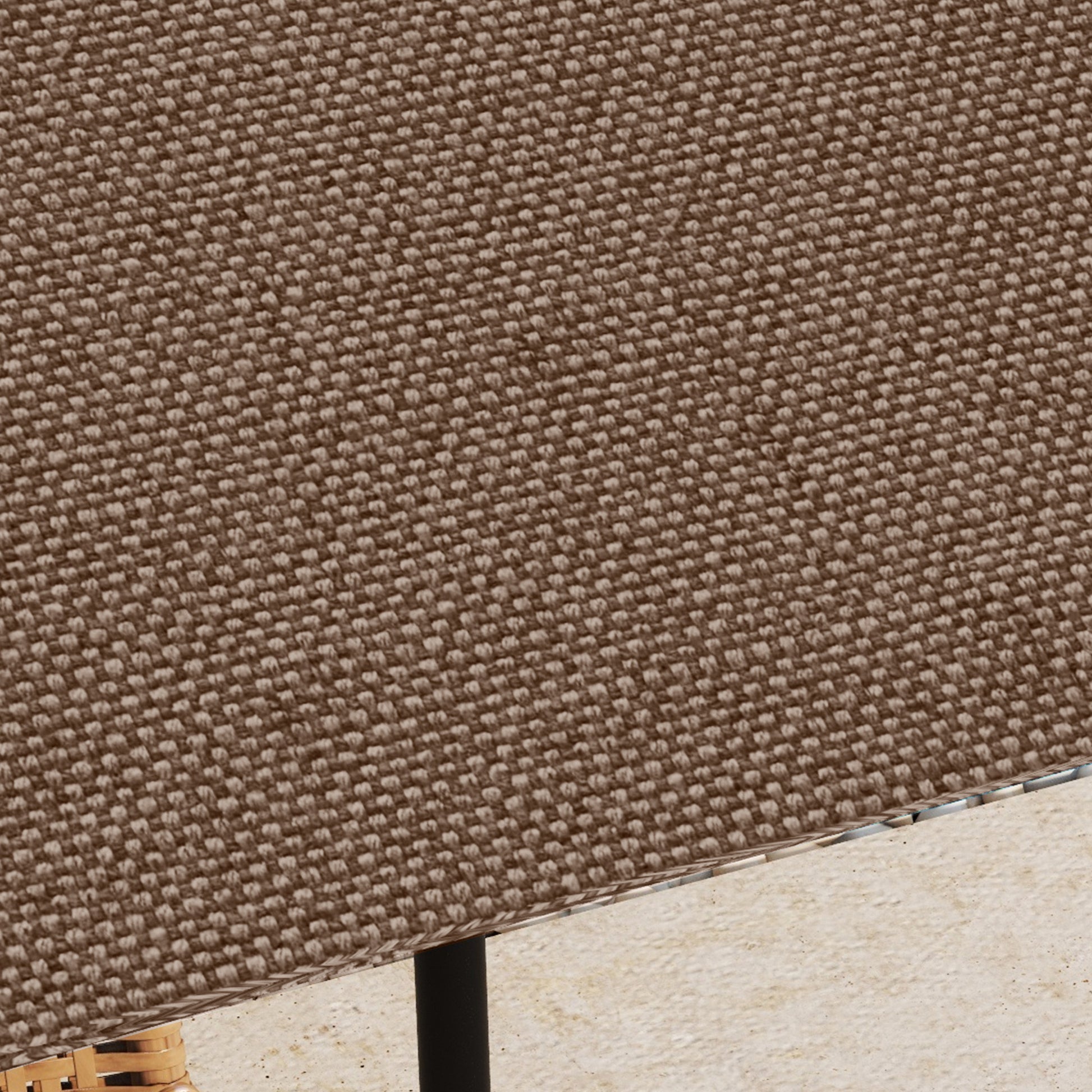 10' x 10' Square Gazebo Canopy Replacement UV Protected Top Cover Sun Shade Coffee