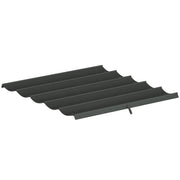 8.2' x 8.4' Retractable Pergola Canopy Replacement for 10' x 10' Frame, Cover Replacement (Cover Top Only), Dark Grey