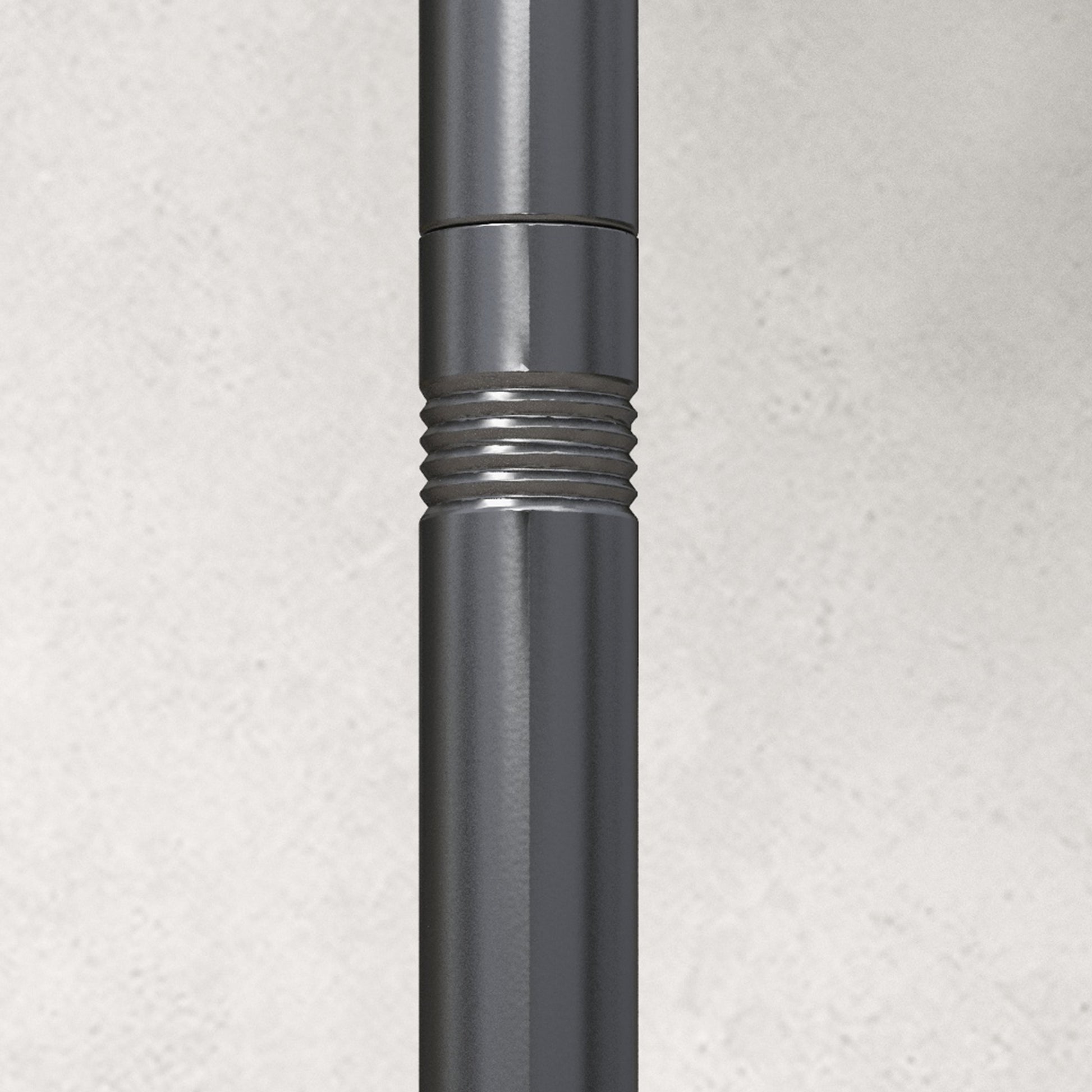 4 Pack of 8' String Light Poles, Steel Hanging Lighting Stand for Patio, Backyard, Deck, Wedding, Party, Black