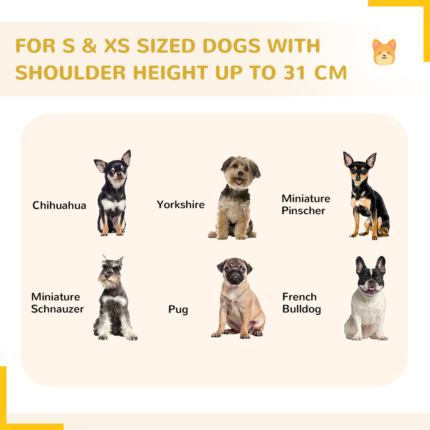 8 Panel Heavy Duty Dog Playpen 23.5" Height for Small Medium Dogs