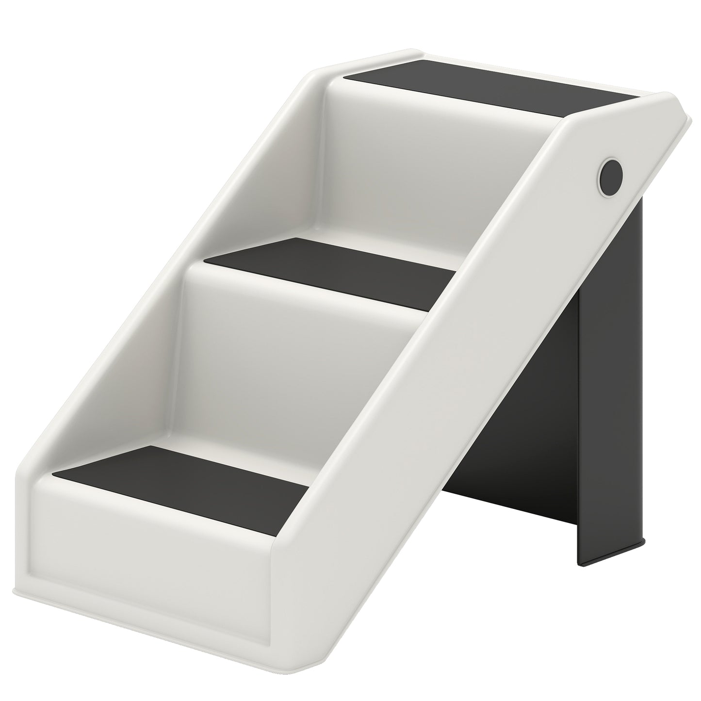 Dog Stairs for Small Dogs, 14.5" H Foldable Pet Ramp with 3 Non-Slip Steps for High Beds or Sofas