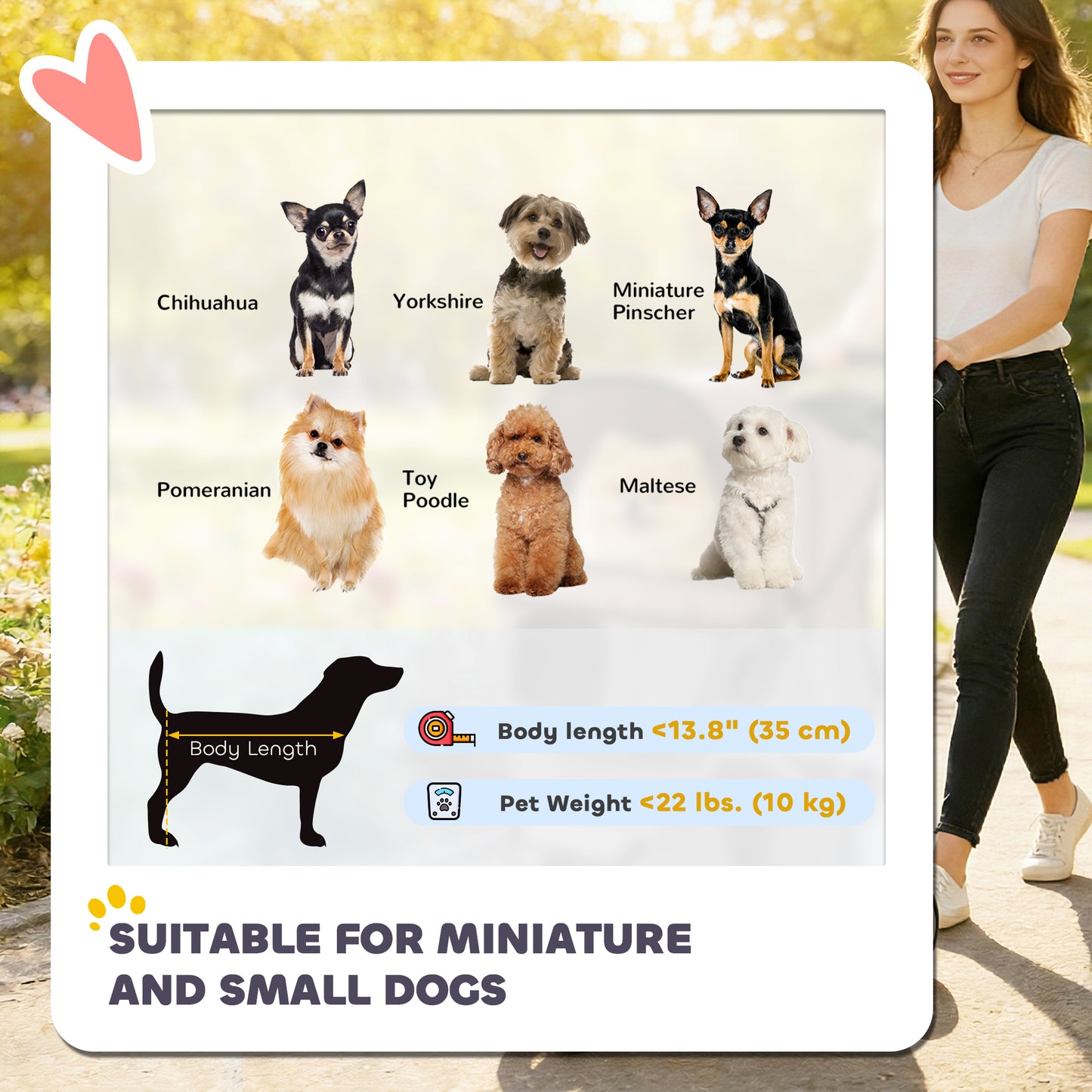 3 Wheels Foldable Dog Stroller with Storage Basket, Adjustable Canopy, Cupholder for Miniature and Small Dogs, Coffee