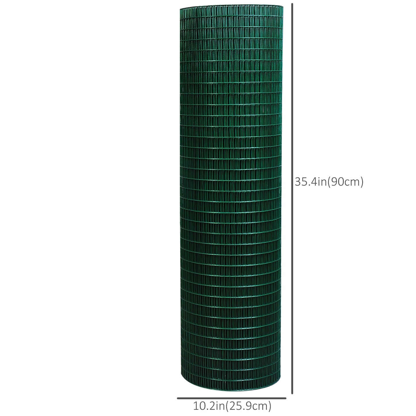 Chicken Wire Fencing 98' x 3', 1" x 0.5" Rectangle Chicken Wire for Crafts Garden Poultry, Metal Hardware Cloth Netting for Chicken Coops, Rabbit Cage, Dark Green