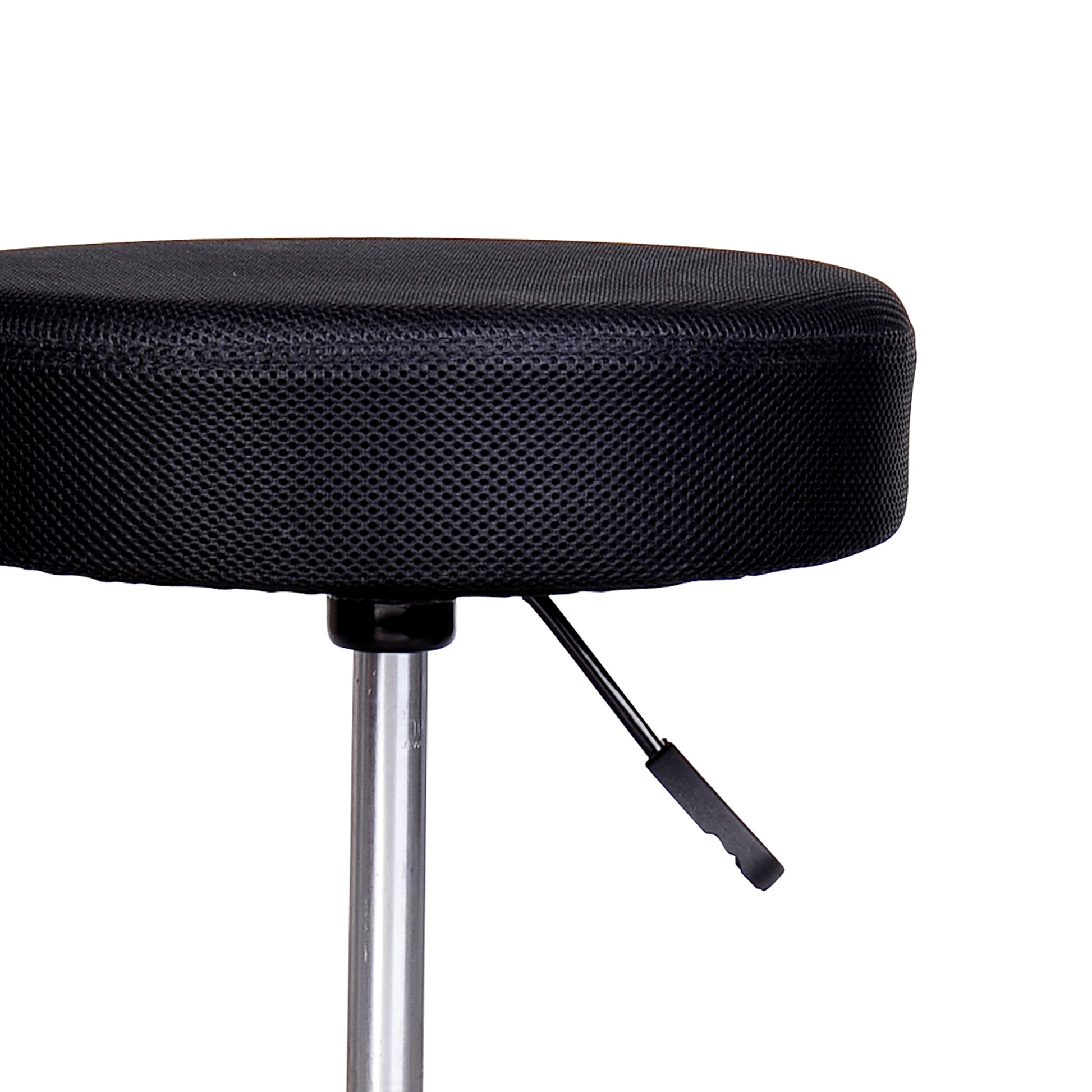Adjustable Hydraulic Swivel Massage Salon Stool Facial Spa Tattoo Saddle Chair with 3 Changeable Seat Covers, Red/White/Black