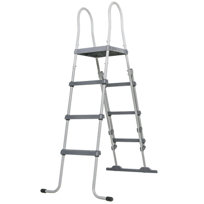 70" Above Ground Pool Ladder for 48" Pool Wall Height, Grey