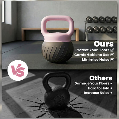 Soozier Soft Kettlebell, 11lb Kettle Bell with Anti-Slip Grip for Home Gym Weight Lifting and Strength Training