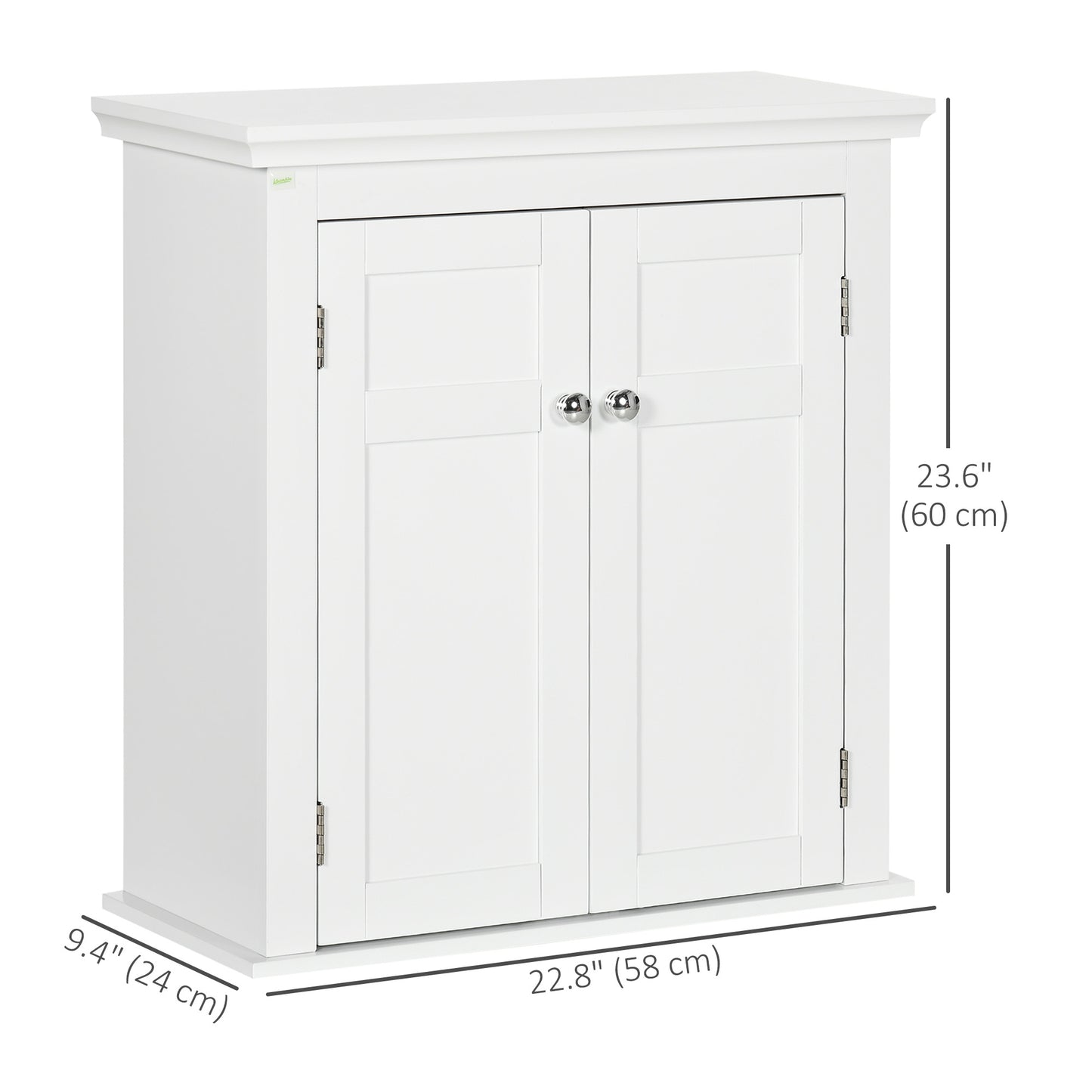 Bathroom Cabinet, Medicine Cabinet, Over Toilet Storage Cabinet with Adjustable Shelves for Entryway, White