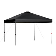 10' x 10' Pop Up Canopy Tent with Airy Top Vents and Wheeled Carry Bag for Outdoor, Garden, Patio, Black