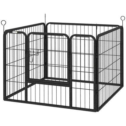 Metal Pet Playpen with Gate Indoor Outdoor for Small Animal