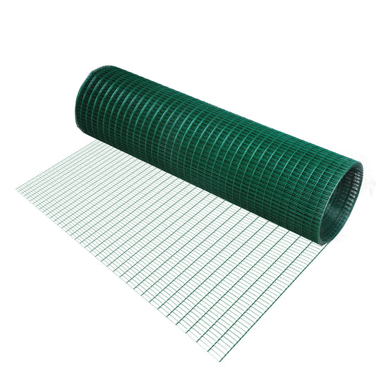 Chicken Wire Fencing 98' x 3', 1" x 0.5" Rectangle Chicken Wire for Crafts Garden Poultry, Metal Hardware Cloth Netting for Chicken Coops, Rabbit Cage, Dark Green