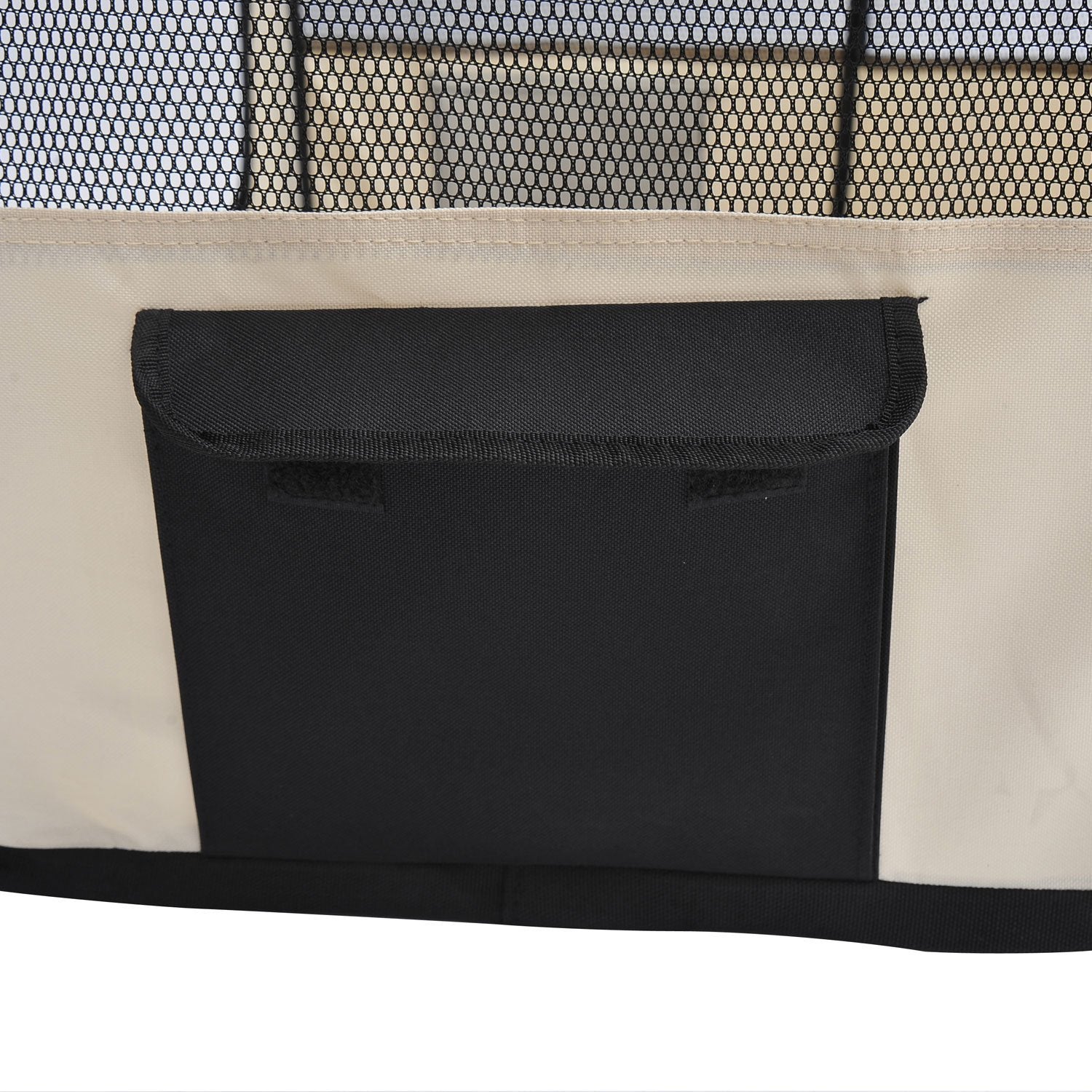Puppy Playpen 49.2-inch Soft Pet Playpen Folding Tent Kennel Kitten Playpen Cat Dog Exercise Crate w/ Bag