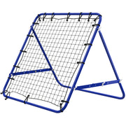 Volleyball Rebounder Net Football Training Aid Kickback Target Play Blue