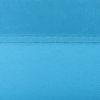 Outdoor Folding Lounge Chair, Steel Tanning Chair with Reclining Back, Breathable Mesh for Beach, Yard, Patio, Sky Blue