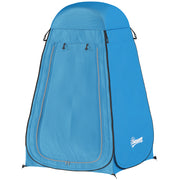 Pop Up Shower Tent, Portable Privacy Room for Outdoor Changing, Dressing, Fishing Storage with Carrying Bag, Blue