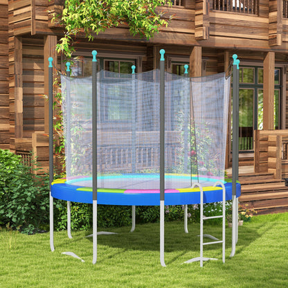 Soozier 14FT Trampoline Spring Cover, Trampoline Pad Replacement, Waterproof and Tear-Resistant, All-Weather Trampoline Accessories, Multi-Colored