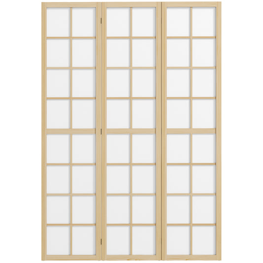 3 Panel Room Divider, 5.6 ft Folding Wall Divider Room Partition for Home Office, Bedroom