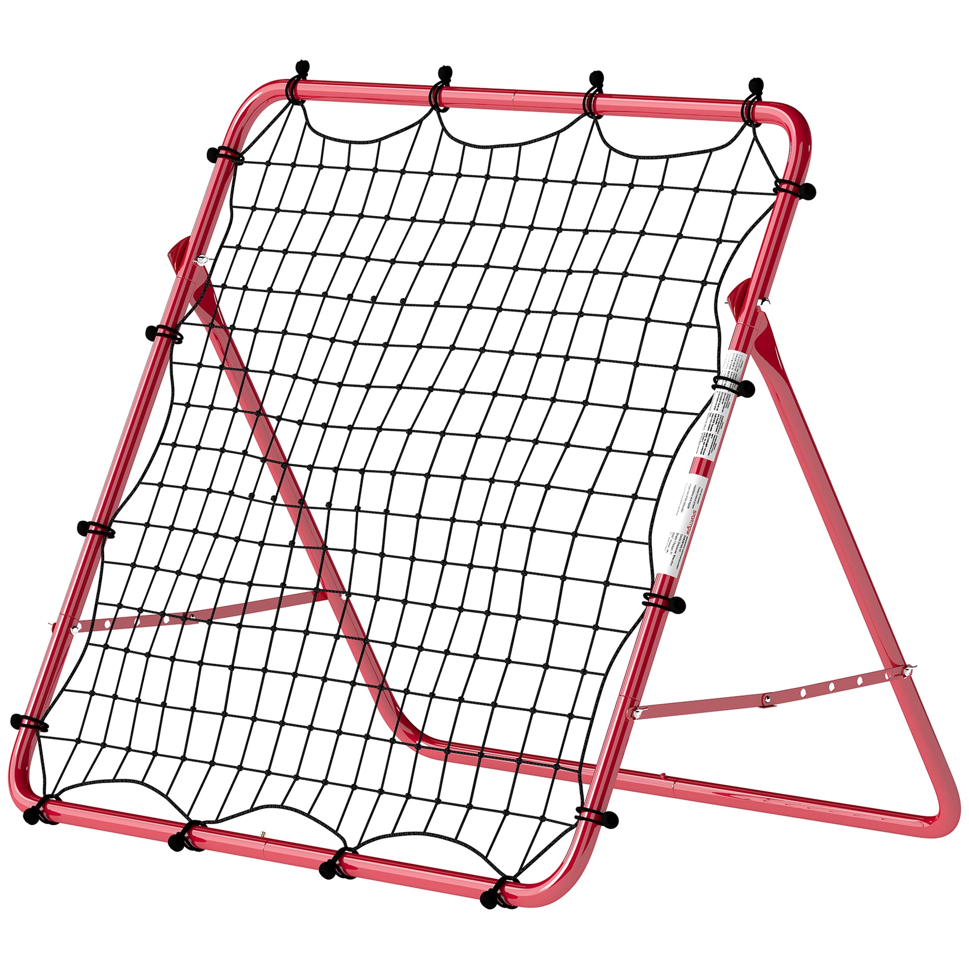 Soozier Soccer Rebounder Net, 3.5 x 3ft Easy Setup Bounce Back Net with 5 Adjustable Angles