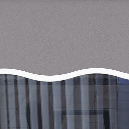 11' x 10' Outdoor Sunshade Canopy Awning Cover, Retractable Awning Fabric Replacement, UV Protection, Light Grey