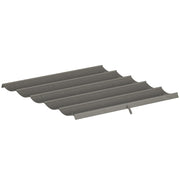 8.2' x 8.4' Retractable Pergola Canopy Replacement for 10' x 10' Frame, Cover Replacement (Cover Top Only), Light Grey