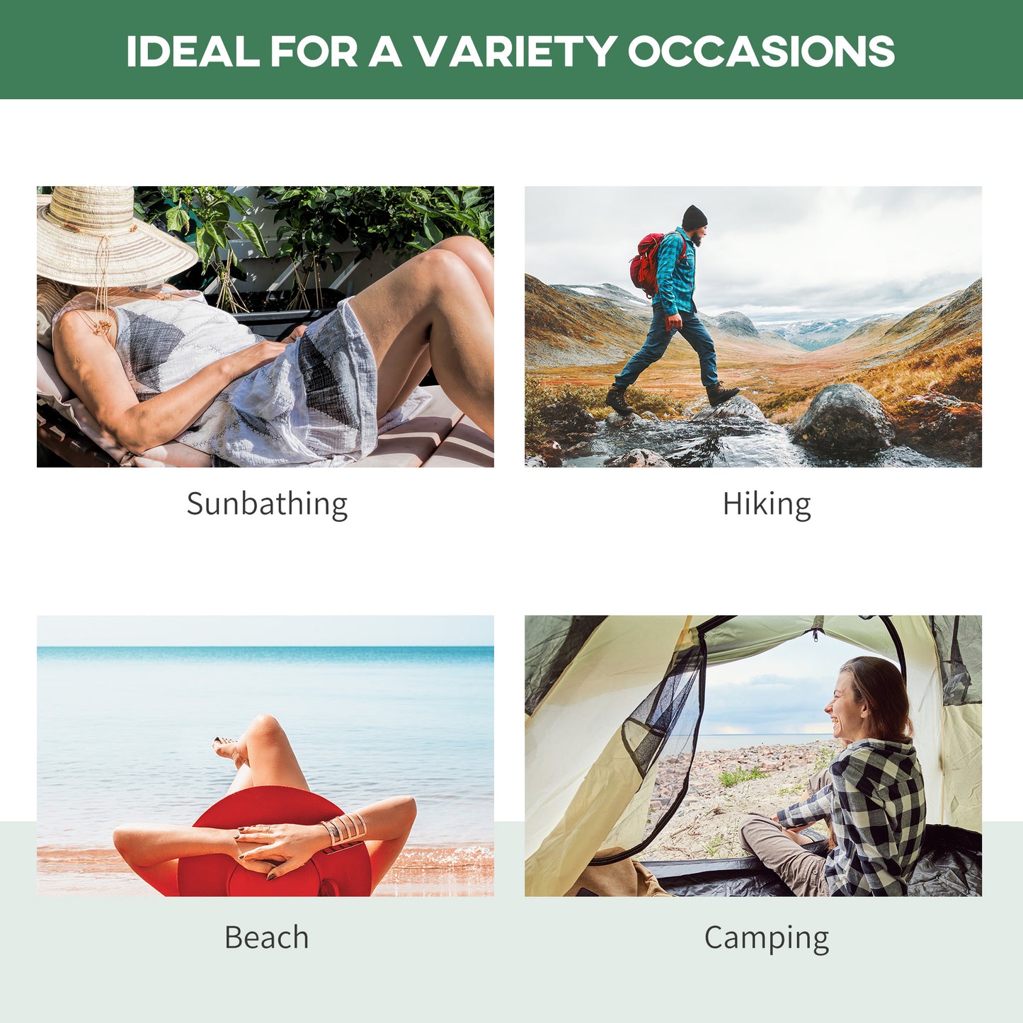 Folding Camping Cot for Adults Portable Outdoor Sleeping Bed for Office Beach Home, Green