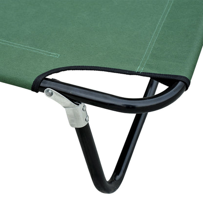 Folding Camping Cot for Adults Portable Outdoor Sleeping Bed for Office Beach Home, Green