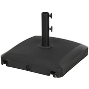 66 lb Heavy Duty Patio Umbrella Stand Filled Umbrella Holder Market Umbrella Base for Outdoor Garden Backyard Black