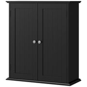 Bathroom Medicine Cabinet, Wall Cabinet with 2 Doors and Adjustable Shelf, Space Saver Over Toilet Cabinet