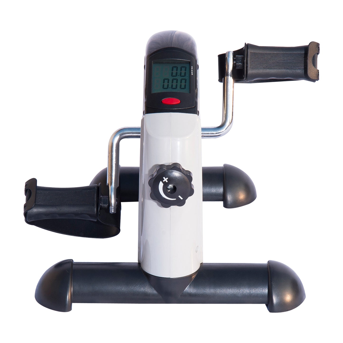 Soozier Portable Mini Exercise Bike Desk Pedal Indoor Cycle Fitness Hand Foot Exercise Machine w/ LCD Display