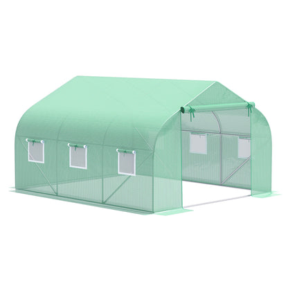 Outdoor Greenhouse Walk-In Greenhouse Portable Greenhouse Canada Garden Plant Flower Seed Greenhouse W/ Premium Steel Frame