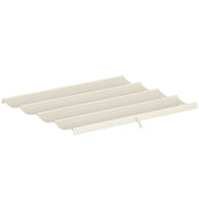 8' x 9.4' Retractable Pergola Canopy Replacement, Fit 7' x 10' Frame, UV30+ Pergola Cover Top Only, Cream