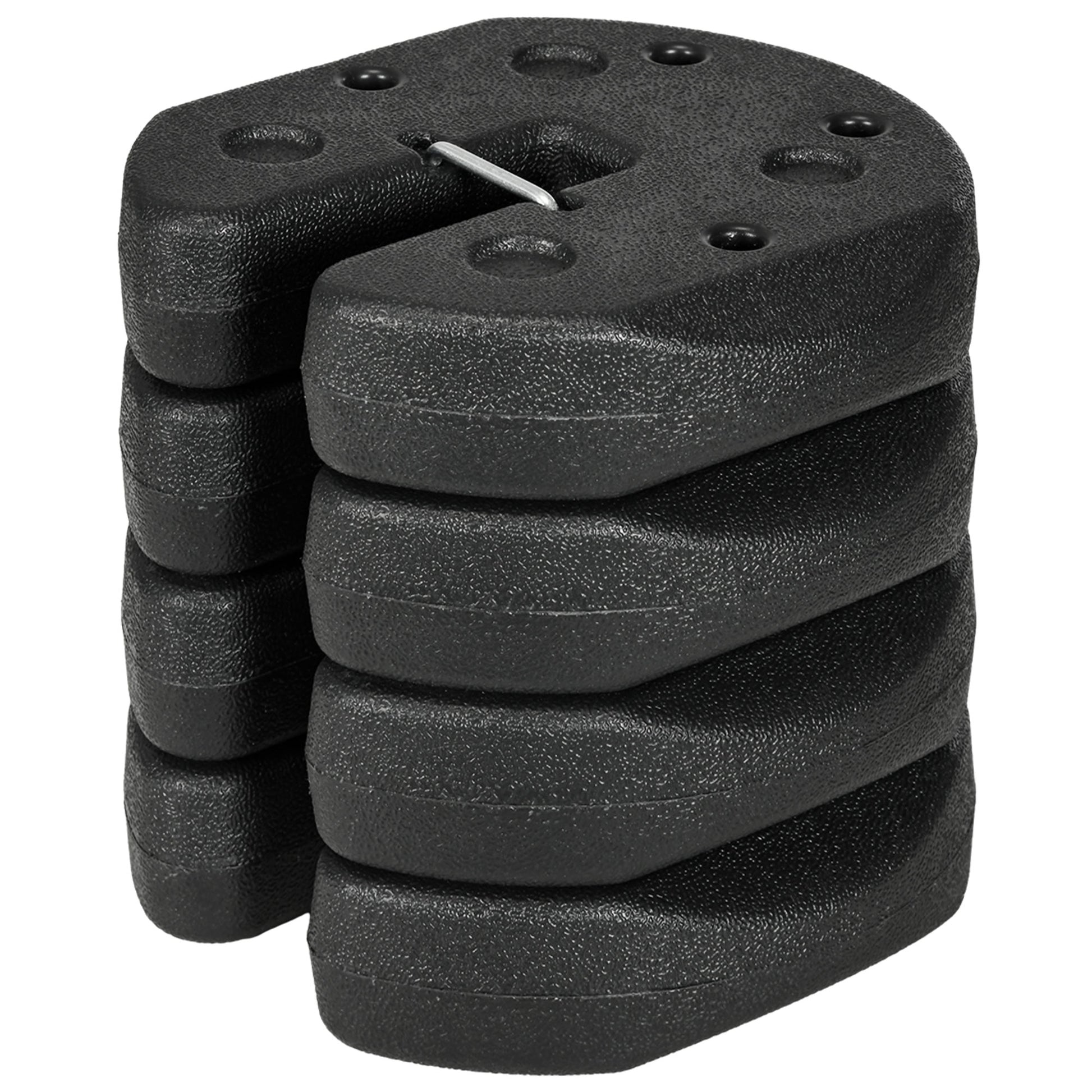 Tent Weights Set of 4, Total 26 LBS Weights for Canopy Gazebo Legs with Reinforced Pins and Carry Belt
