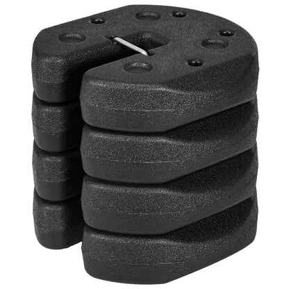 Tent Weights Set of 4, Total 26 LBS Weights for Canopy Gazebo Legs with Reinforced Pins and Carry Belt