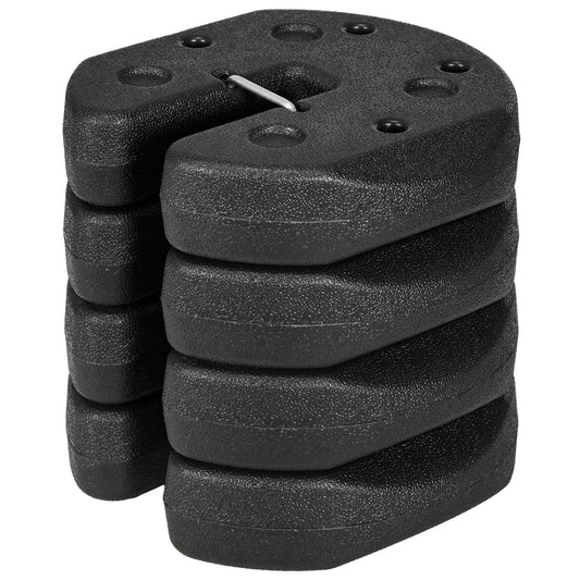 Tent Weights Set of 4, Total 26 LBS Weights for Canopy Gazebo Legs with Reinforced Pins and Carry Belt