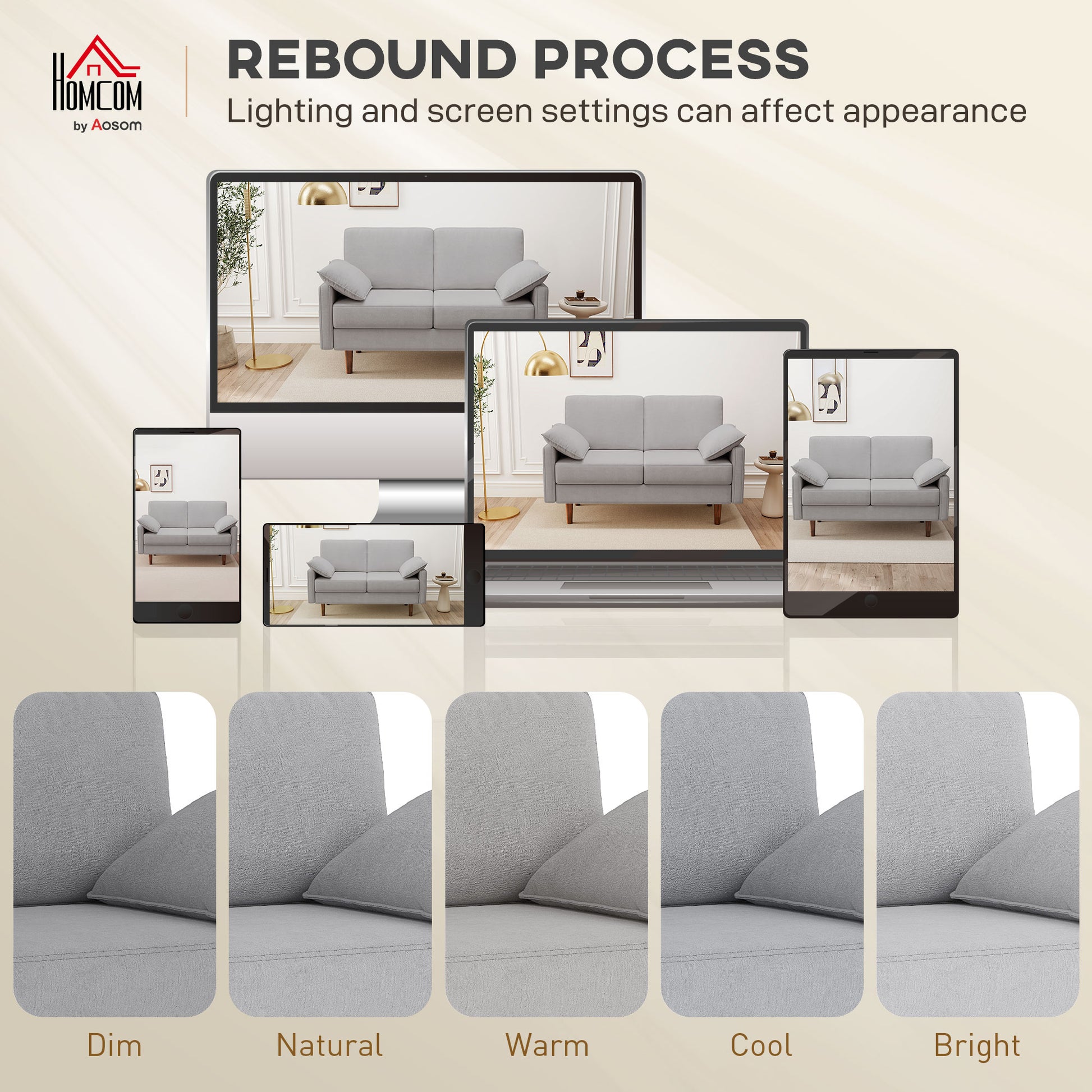 3 Seater Sofa, Velvet Upholstered Couch with Spring Cushions, Rubber Wood Legs and 2 Pillows, Grey