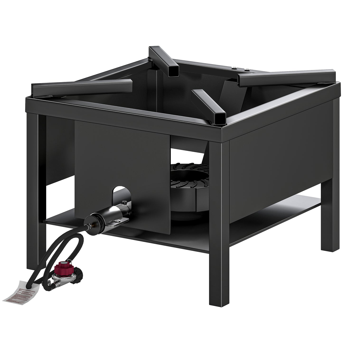 Camping Stove, 65000 BTU High Pressure Propane Stove Outdoor Burner with Detachable Burner, Black