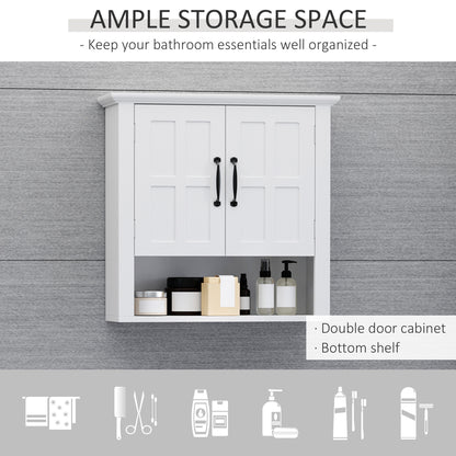 3-Piece Bathroom Furniture Set, Modern Bathroom Storage Cabinet with Drawers and Shelves, Tall and Small Floor Cabinets, Wall-mounted Medicine Cabinet, White