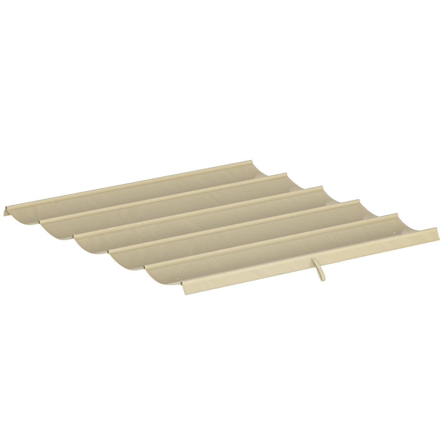 8.2' x 8.4' Retractable Pergola Canopy Replacement, Fit 10' x 10' Frame, Pergola Cover Replacement Top Only, Beige