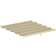 8.2' x 8.4' Retractable Pergola Canopy Replacement, Fit 10' x 10' Frame, Pergola Cover Replacement Top Only, Beige