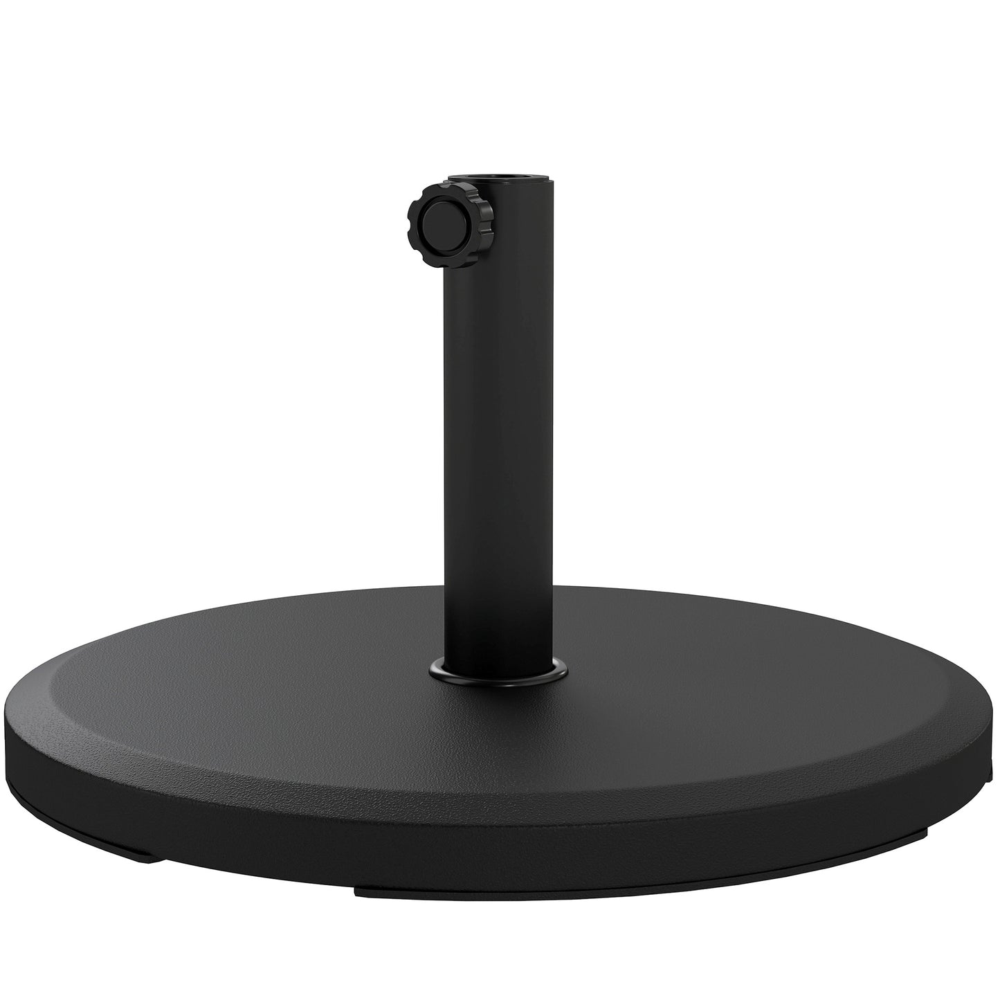 29 lbs Cement Patio Umbrella Base, 19" Heavy Duty Parasol Stand Market Umbrella Base Holder