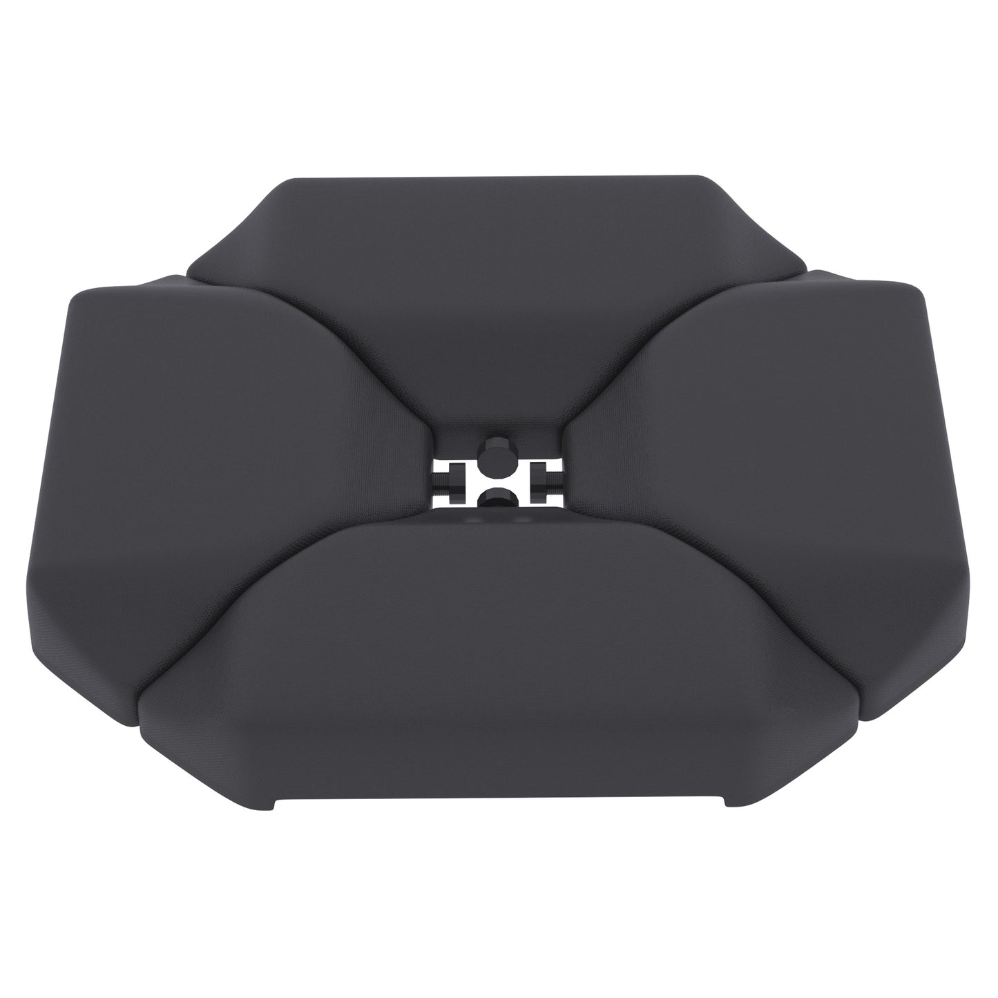 4PCs Cantilever Umbrella Base Weights for Offset Banana Parasol, HDPE Water or Sand Filled Patio Umbrella Weights