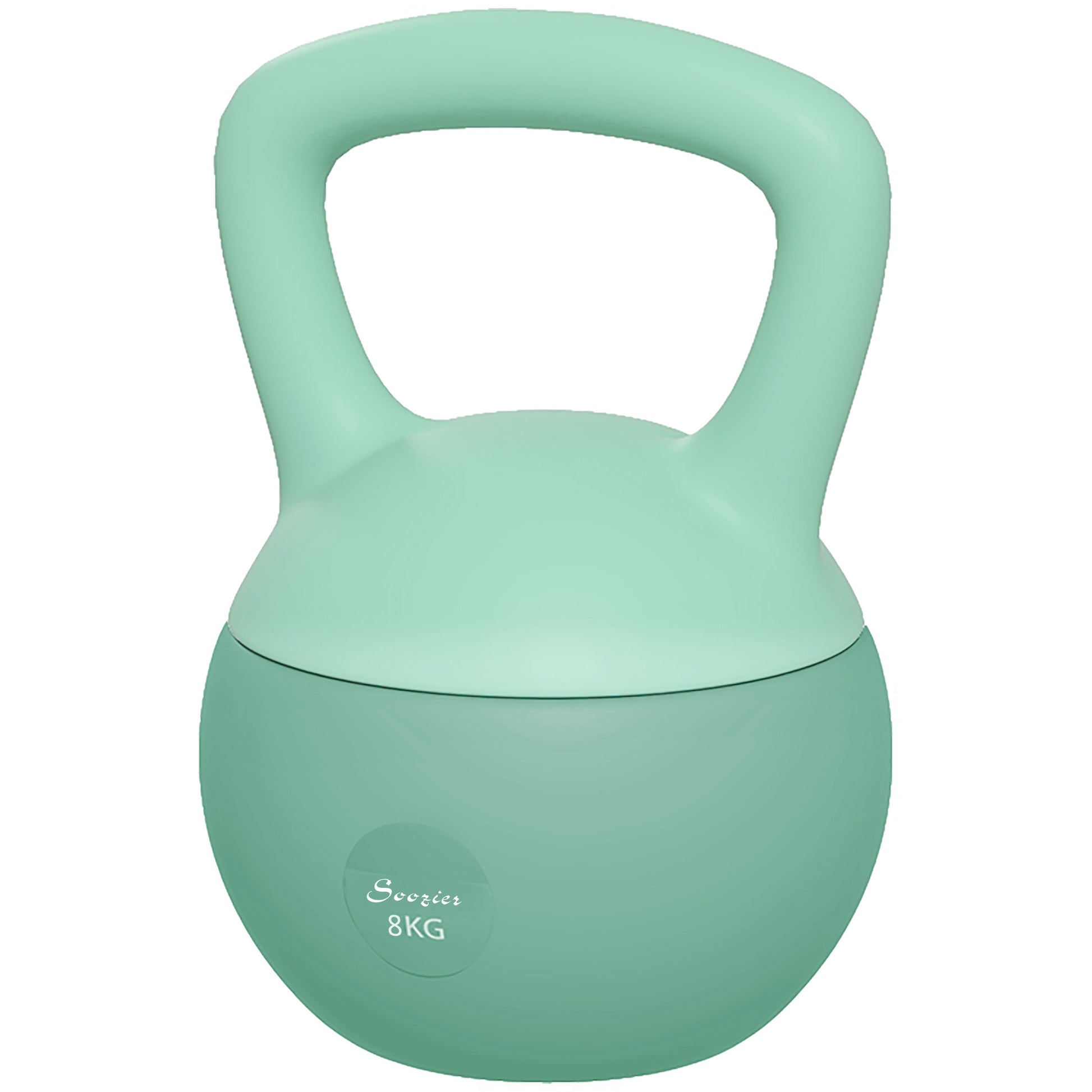 Soozier 18 lb Soft Kettlebell, Sand Filled Weight w/ Grip Handle, Kettlebell Weight for Full Body Workout, Green