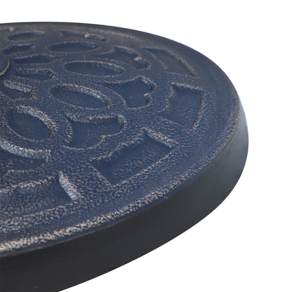 26 lbs Resin Round Umbrella Base Stand Market Parasol Base for Φ1.5", Φ1.89" Pole, for Backyard, Garden, Bronze