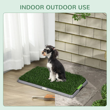 Artificial Grass Pee Pad for Dogs Potty Training, 26" x 16", Green
