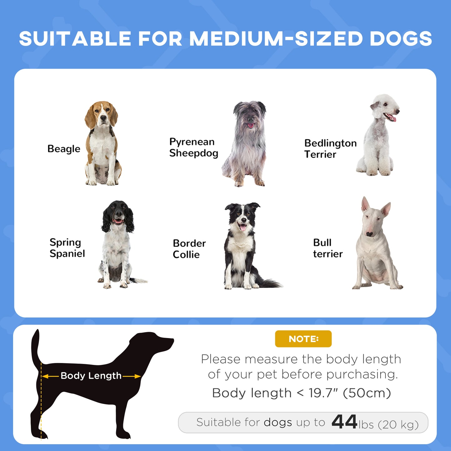 Elevated Cooling Pet Bed Portable Raised Dog Cot with Canopy for Medium Sized Dogs, Dark Blue