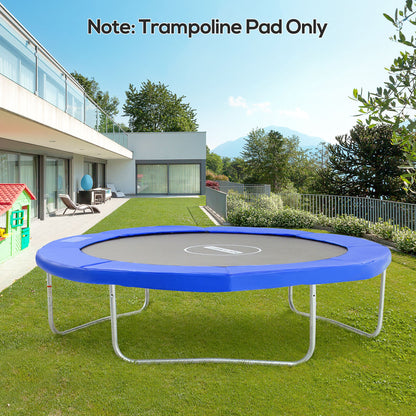 ⌀8ft Trampoline Pad ⌀96" Spring Safety Replacement Gym Bounce Jump Cover EPE Foam Blue